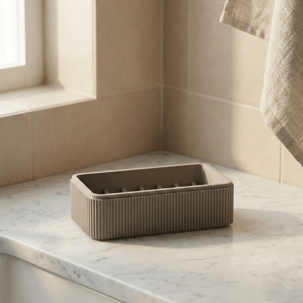 WaveFlow Soap Dish Organizer