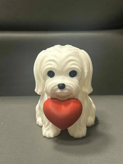 Maltese Holding Heart (Free Commercial Use)