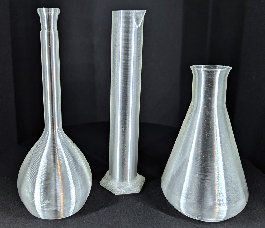 Laborflaschen Chemie-Deko Set