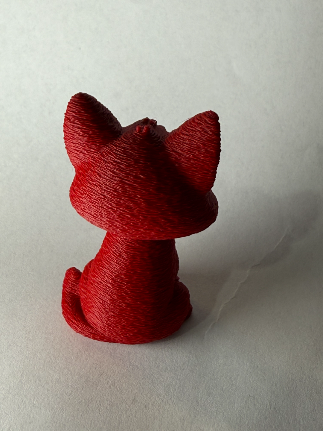 Knitted cute cat