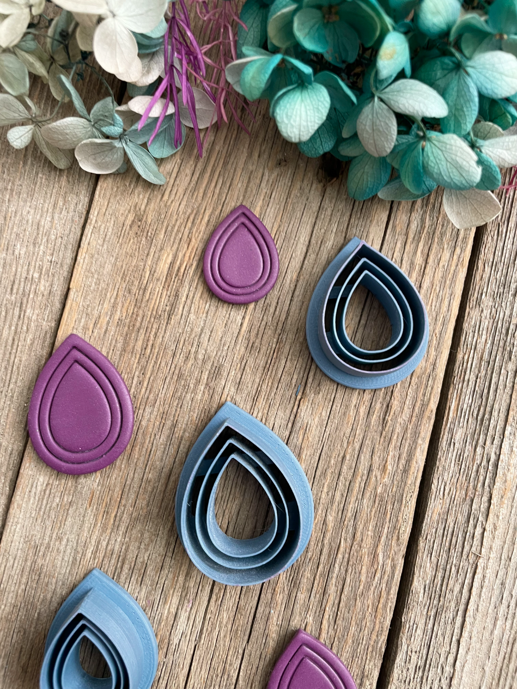 Imprint Dangle Drop Earring Cutters