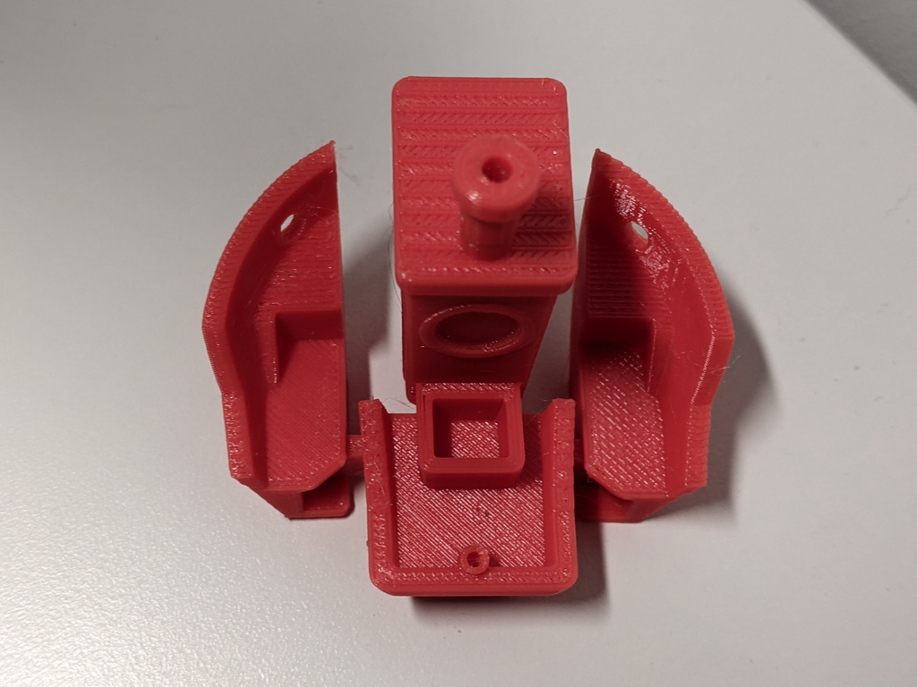 Benchynator - print-in-place, transformer robot.