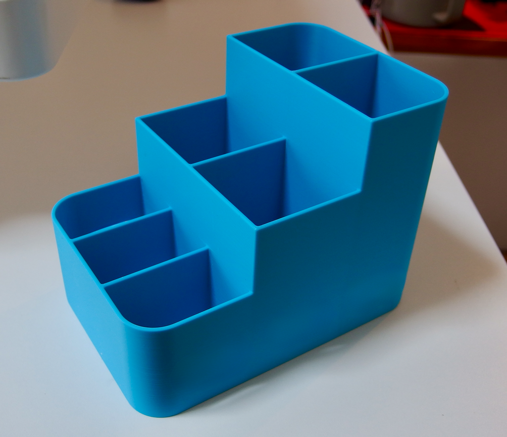 Pen holder for IKEA VATTENKAR Desktop Shelf
