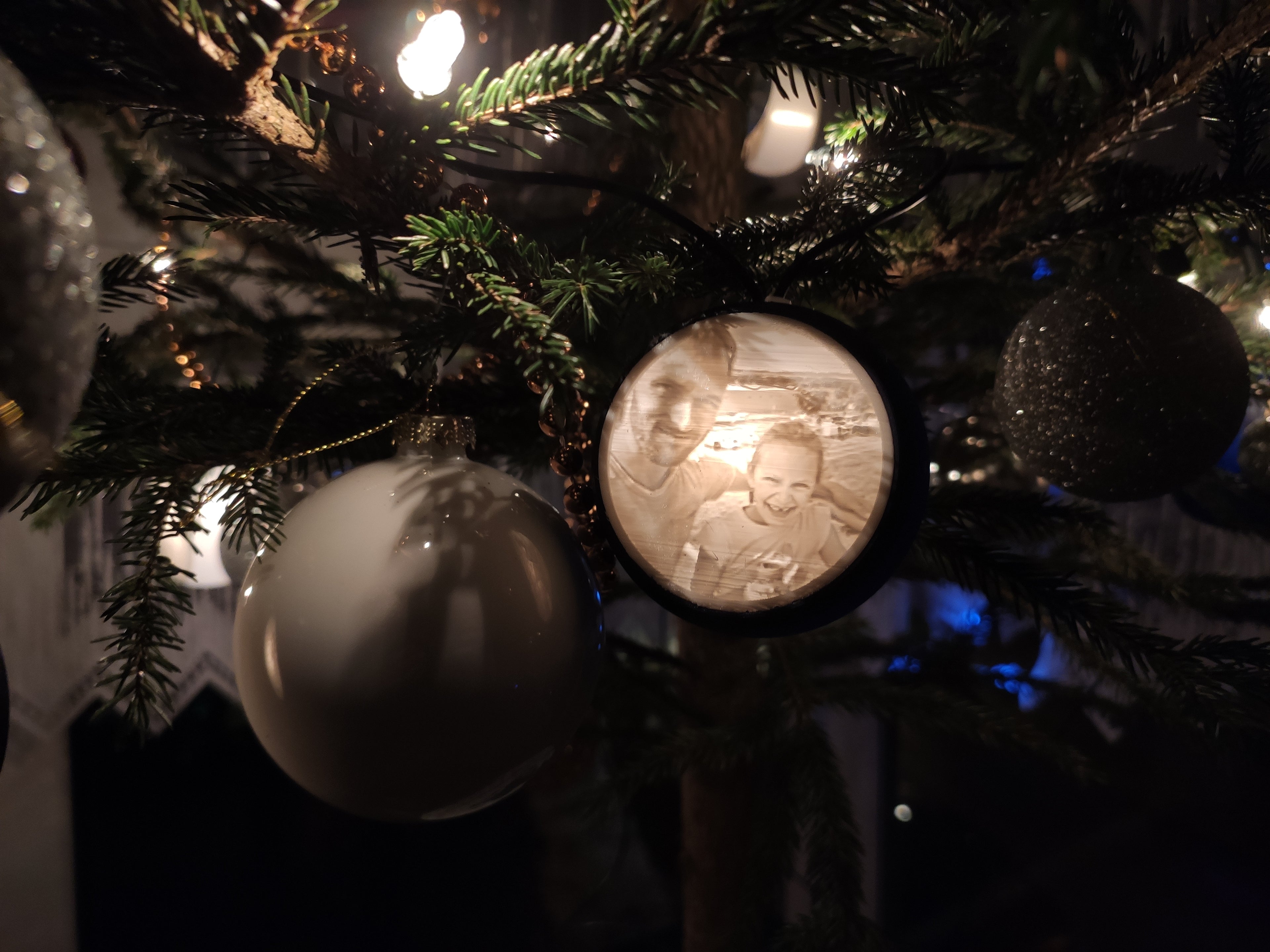 Christmas ornament with photo