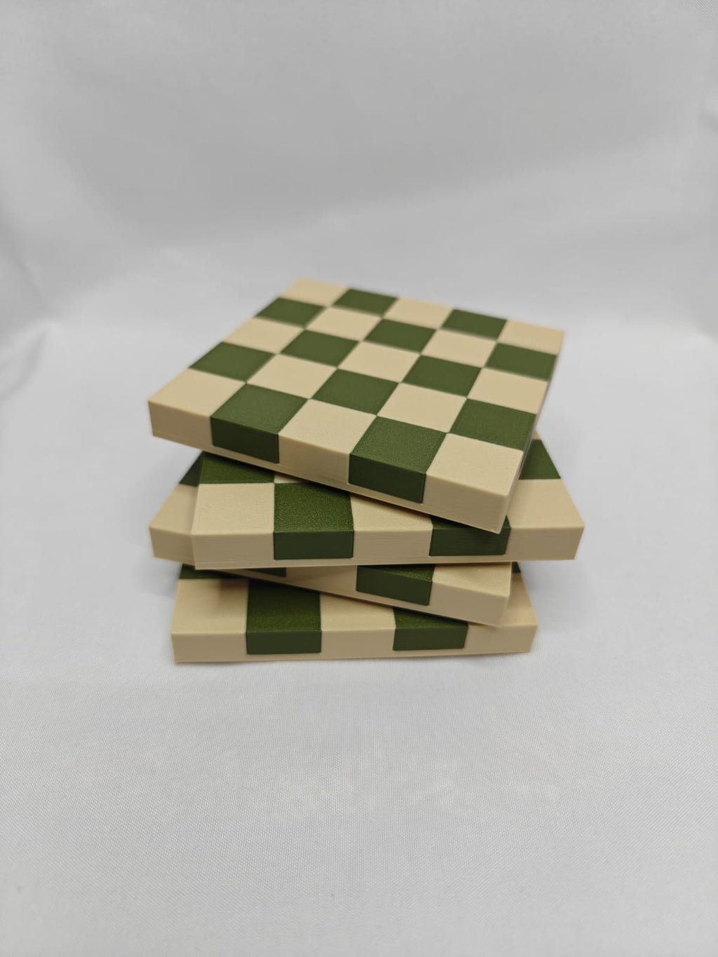 Checkered Coaster Set