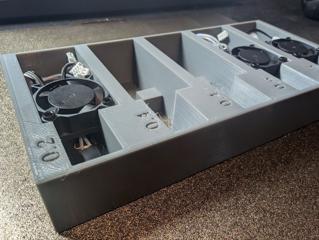 Simple X1C hotend stand For AMS riser v2 drawers