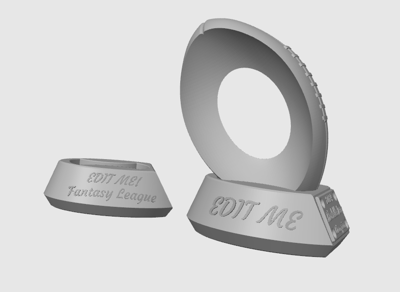 Large Customizable Fantasy Football Trophy(No AMS)