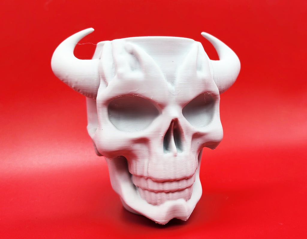 Demon Skull Pen Cup