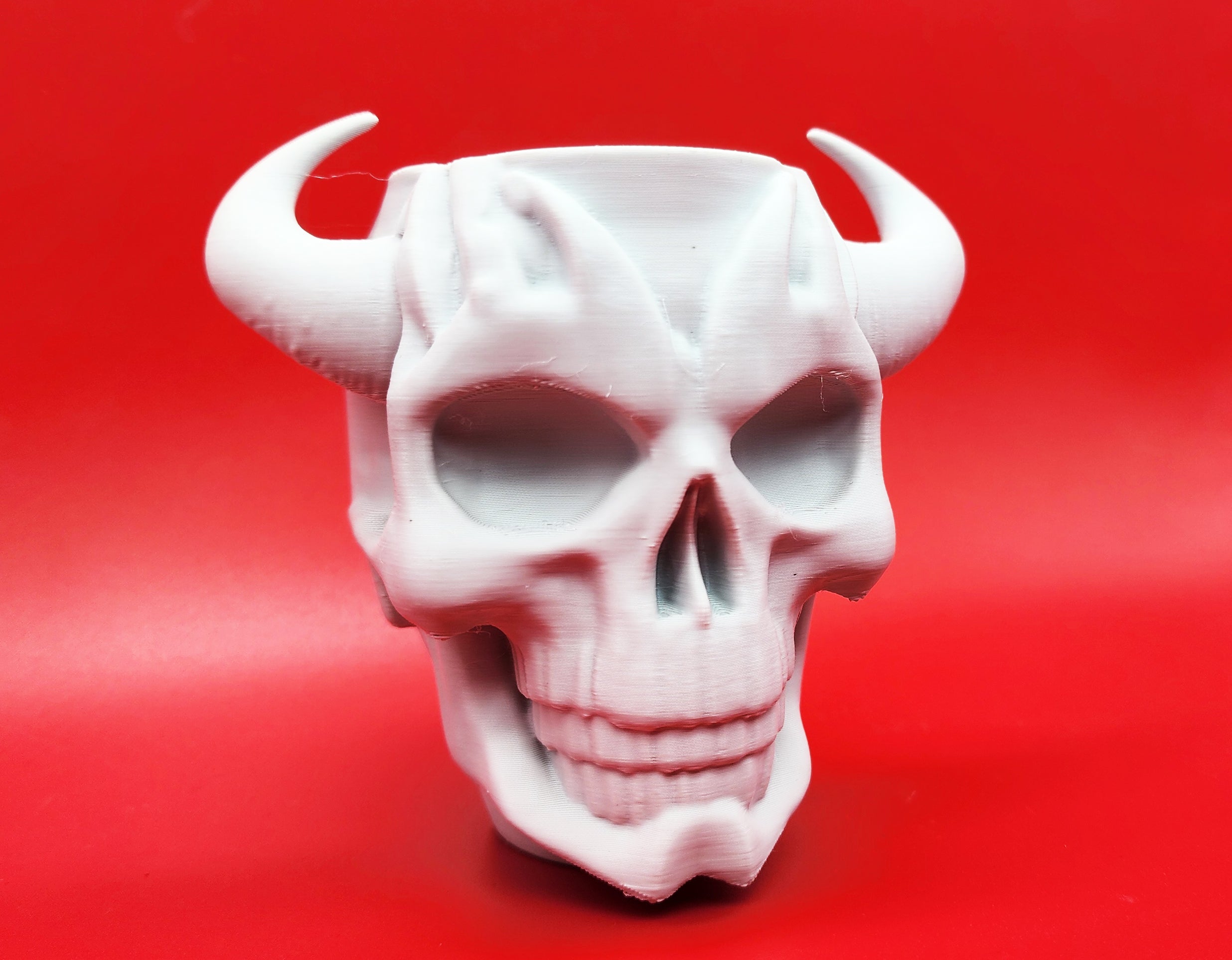 Demon Skull Pen Cup