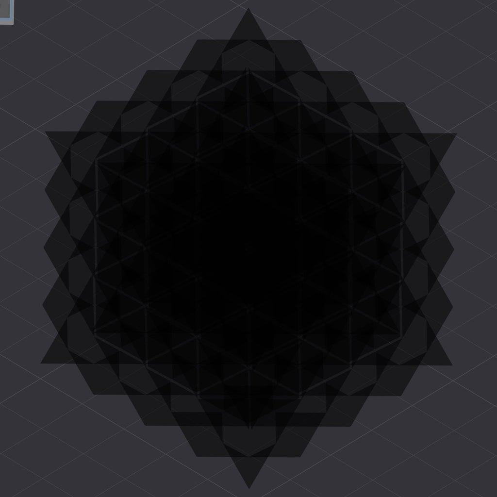 Stella Octangula Fractal - Level 2 (No Supports)