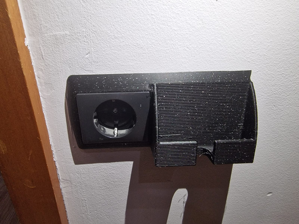 Mirror sockets with mobile phone charging stand