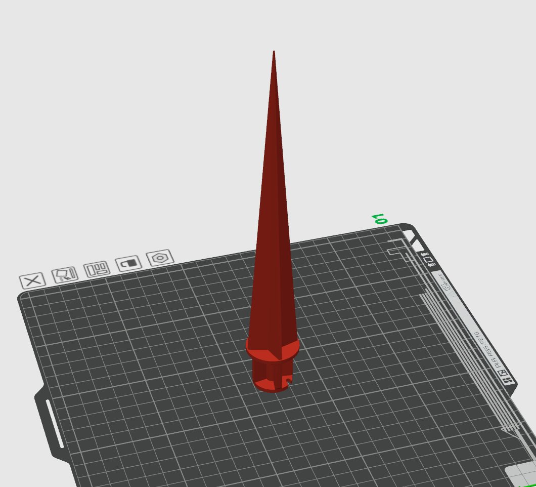 stake for light