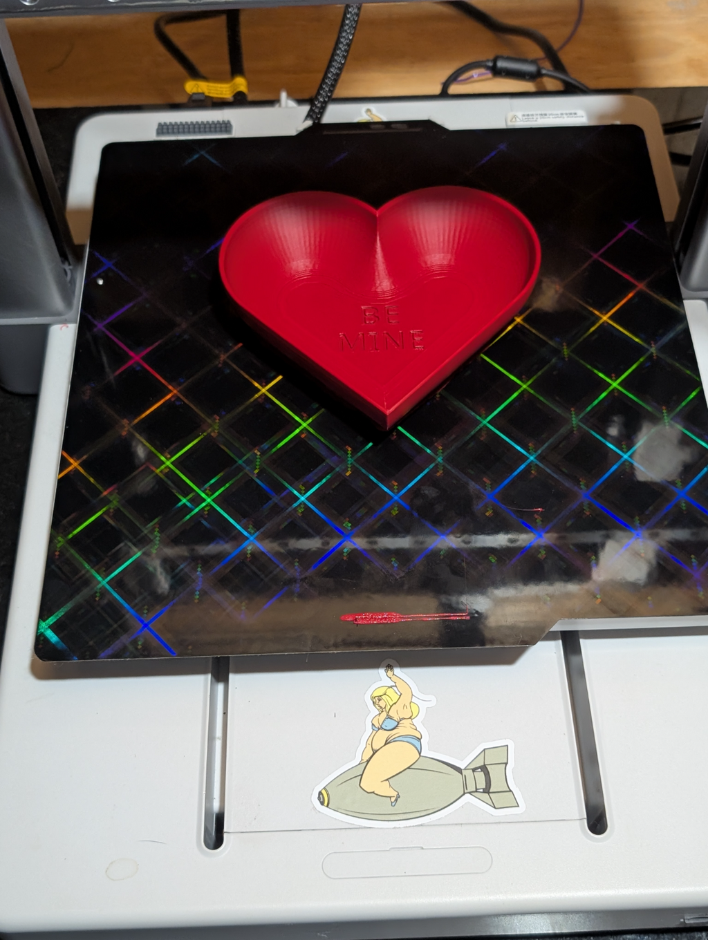 Valentines Candy heart bowl