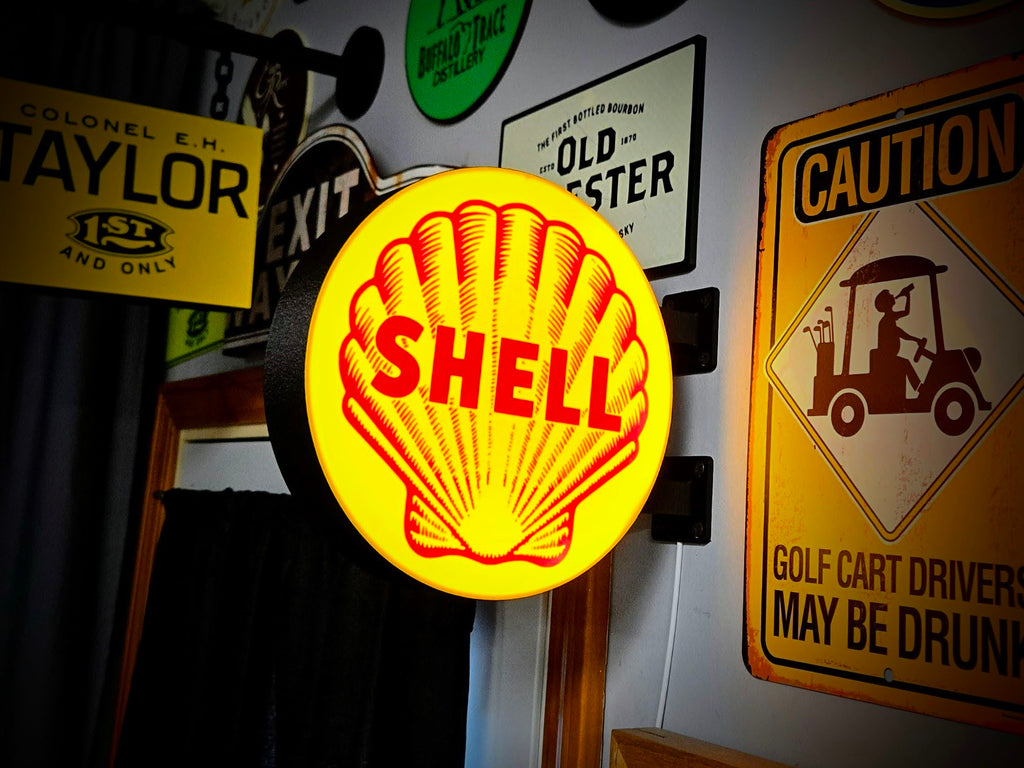 SHELL LOGO - 2-Sided Gas Station Lightbox Sign