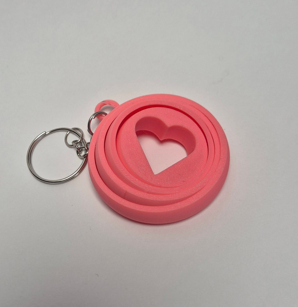 Heart Gyro Fidget Keychain Free to sell
