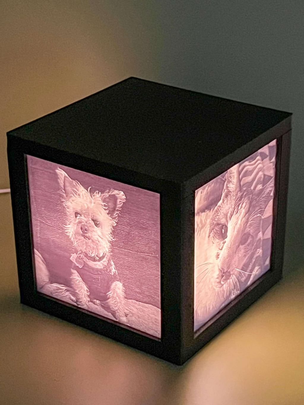 110mm Lithophane Cube Frame
