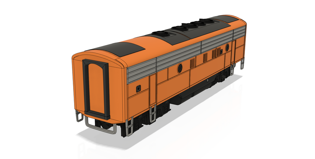 F7 Locomotive B-unit - Dragon Railway