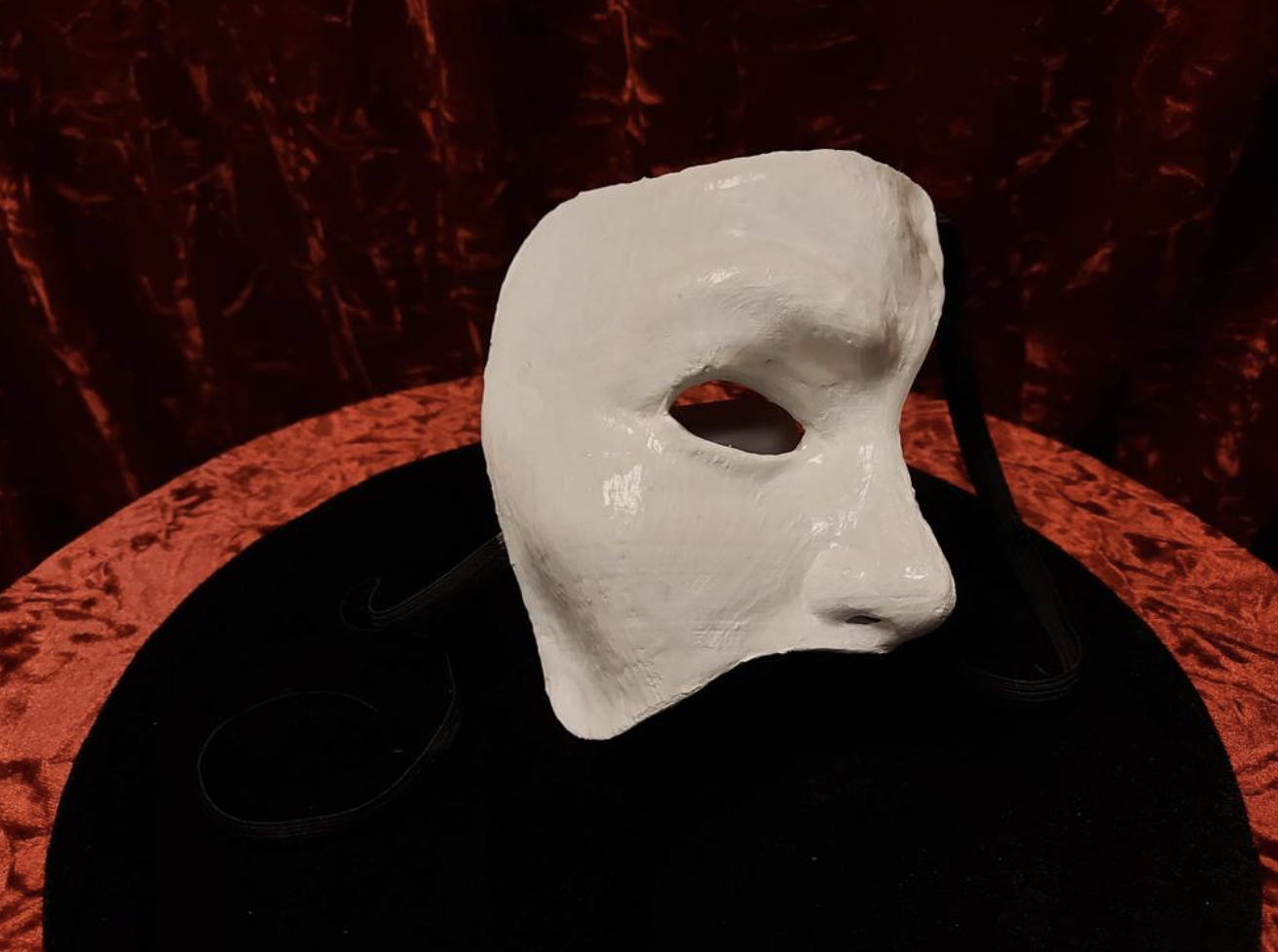 Phantom of the Opera Masquerade Mask (With holes)
