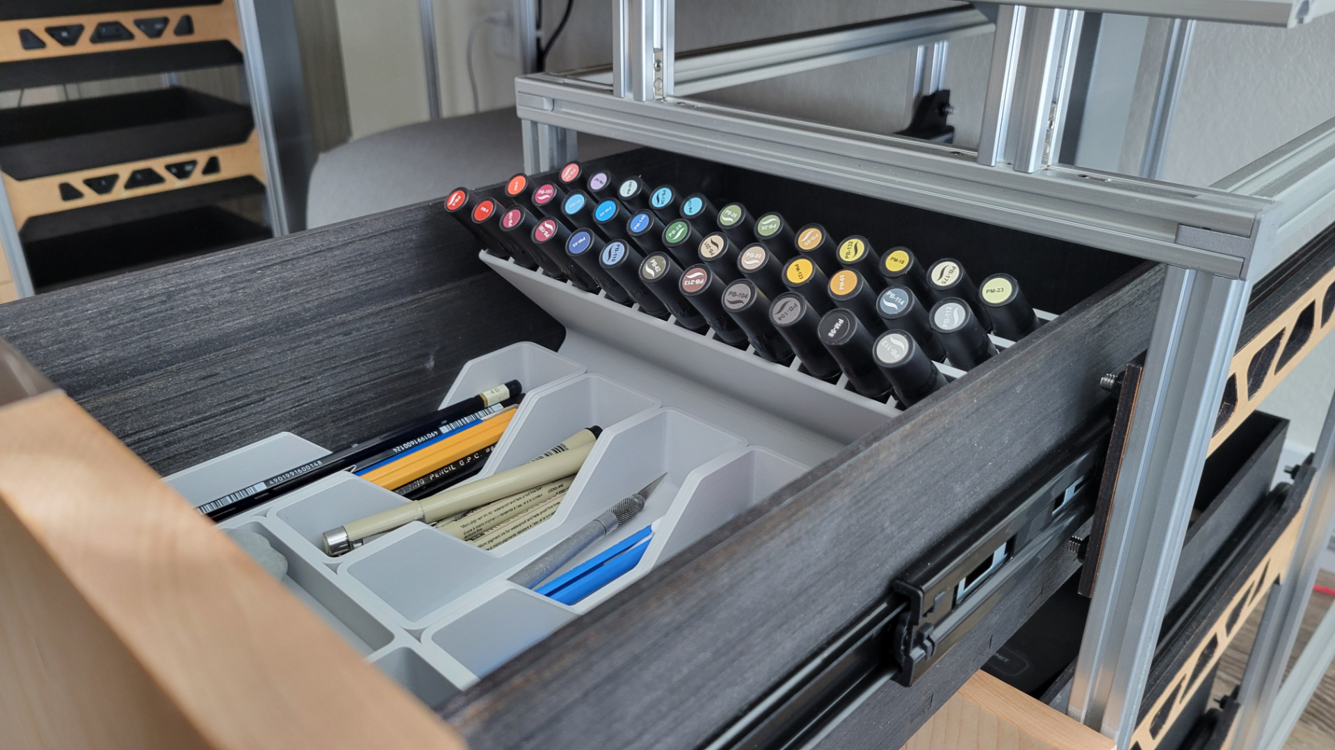 Marker Organizer and Holder