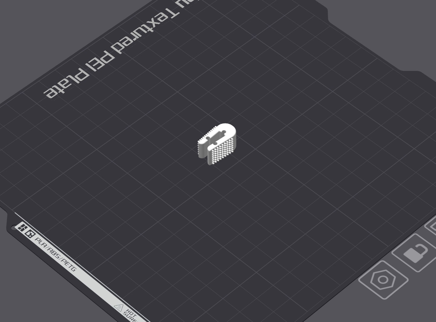 "Myclip" Filament clip for 1.75 mm filament rolls