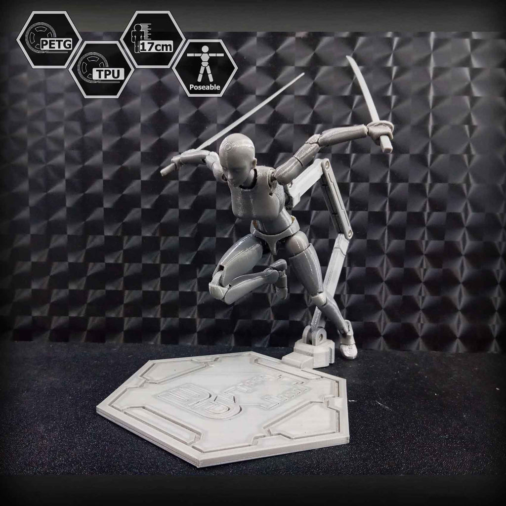1/10 Scale TPU Joint Action Figure E.V.A 02