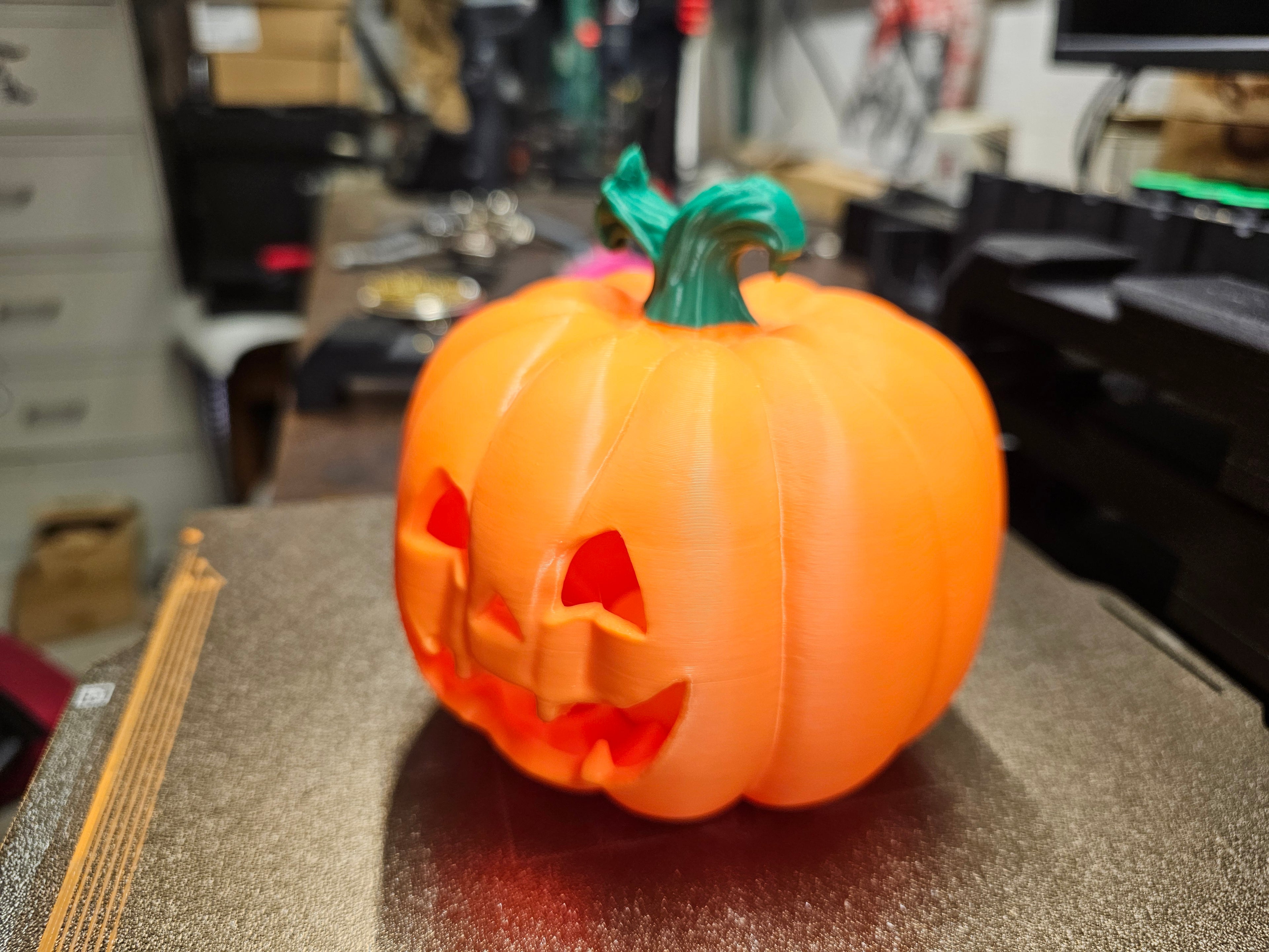 GrinseKürbis – Halloween Teelicht (Pumpkin)