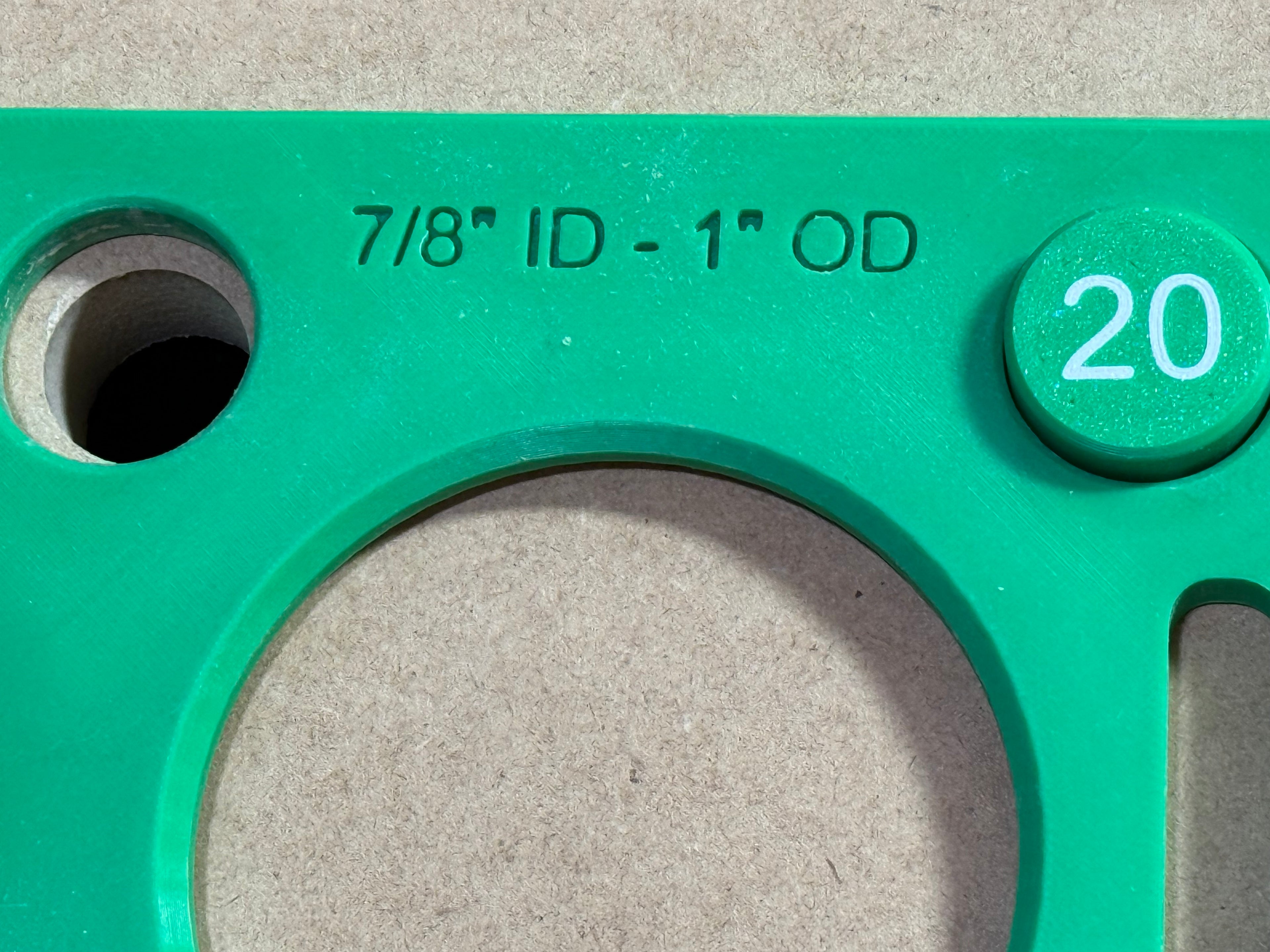 MFT 20mm Bench Dog Hole Router Jig