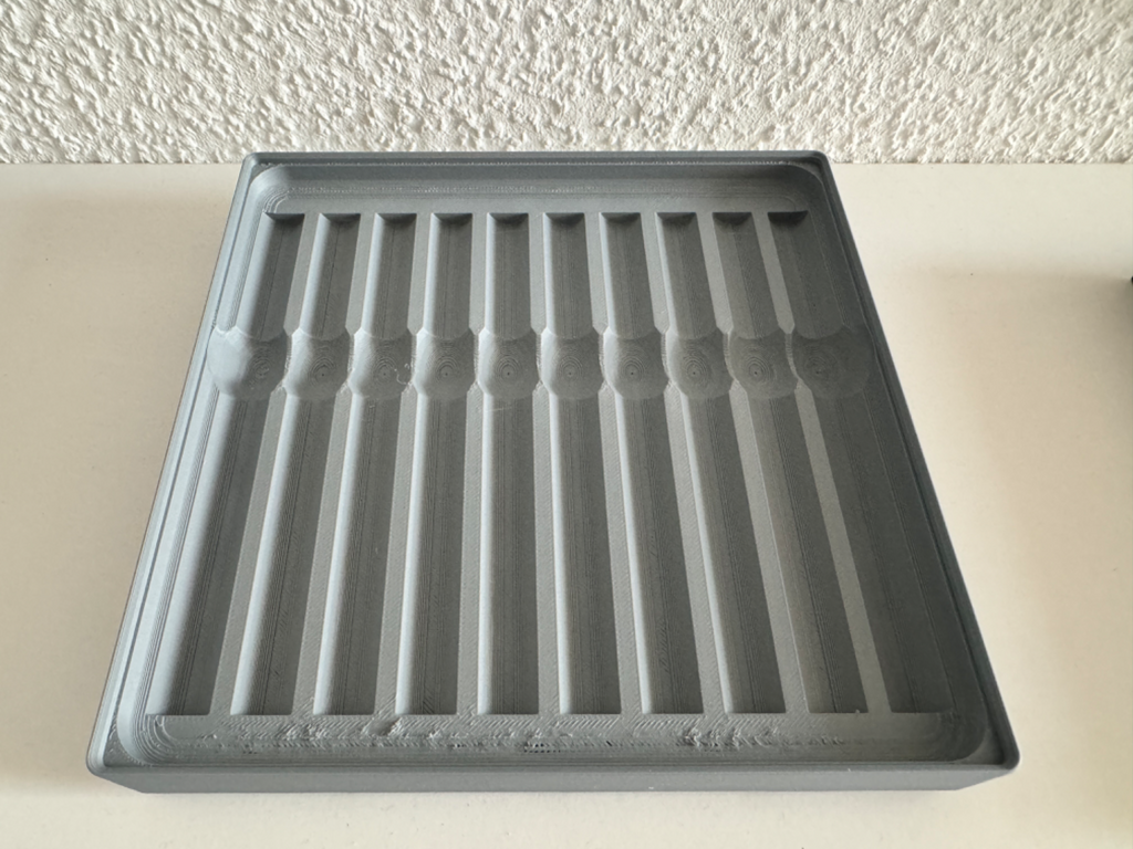 Gridfinity knife tray