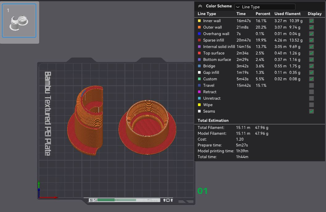 Perfect Fit Spool Holder A1 Mini