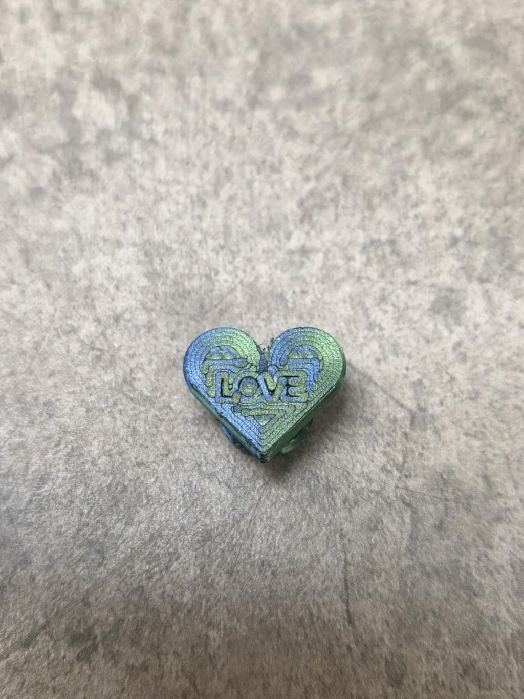 Heart Croc Charm