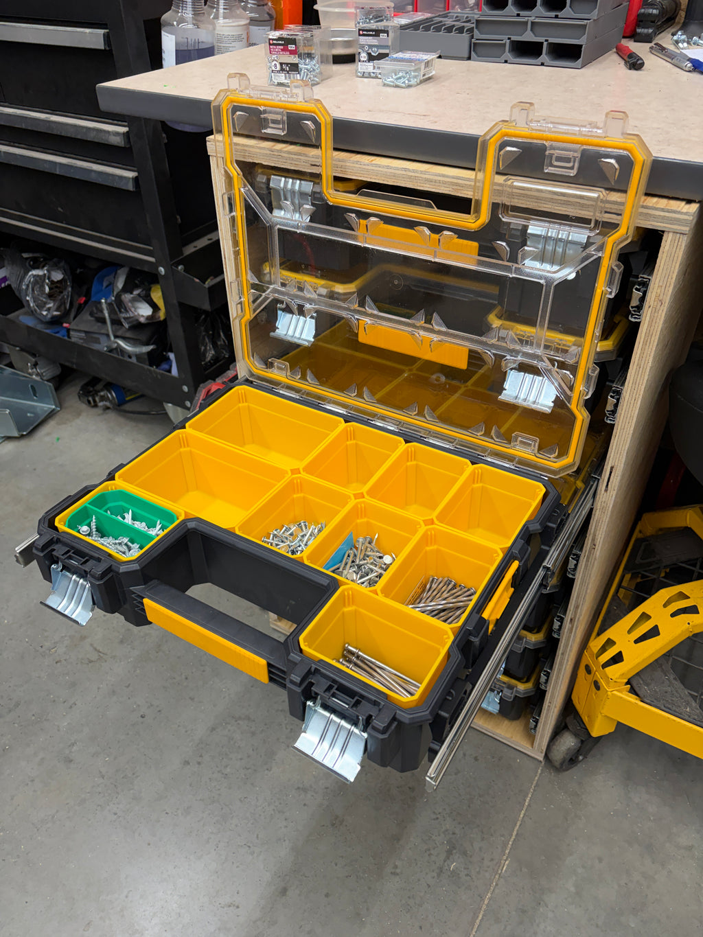 Dewalt Deep Pro Organizer Slider Brackets