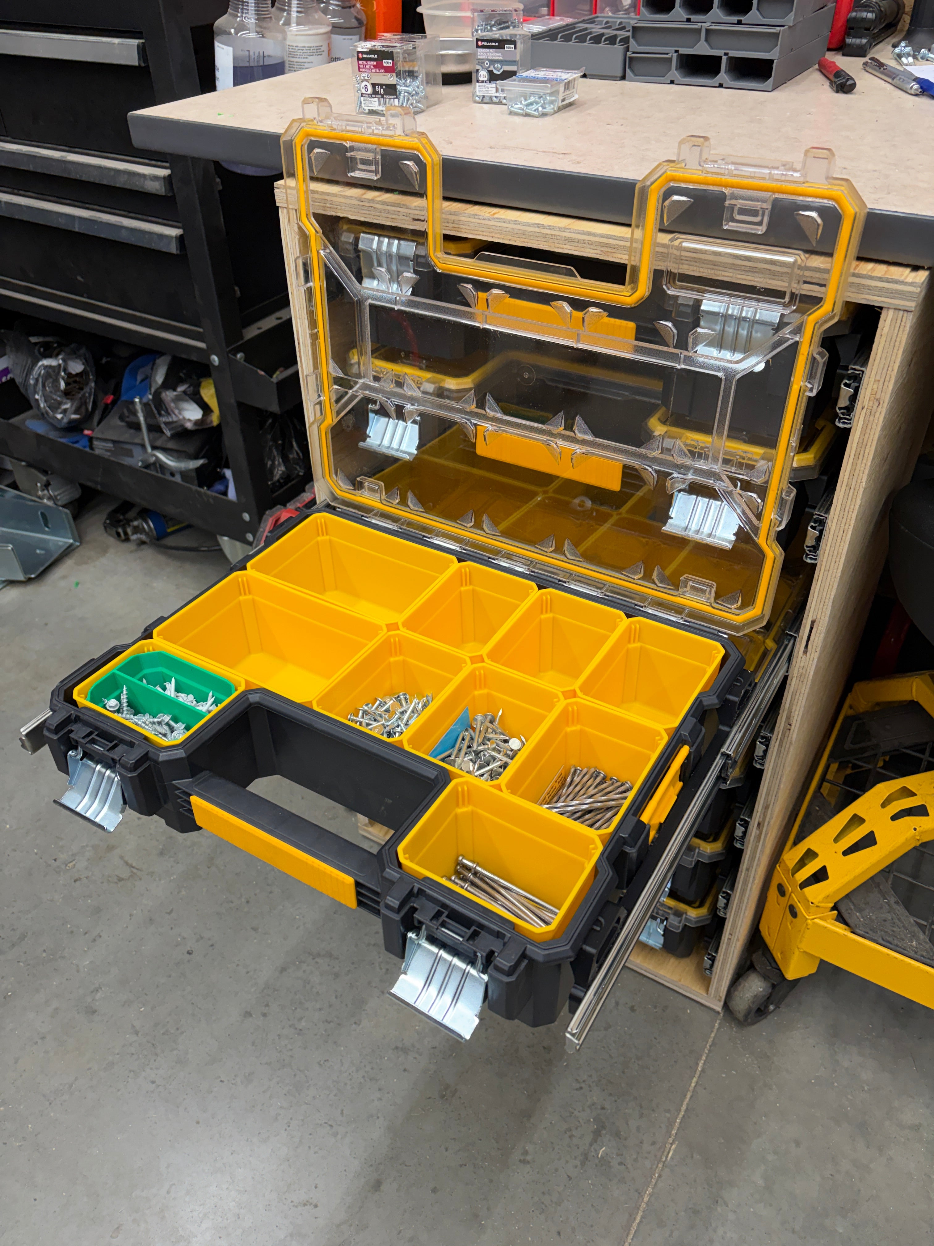 Dewalt Deep Pro Organizer Slider Brackets