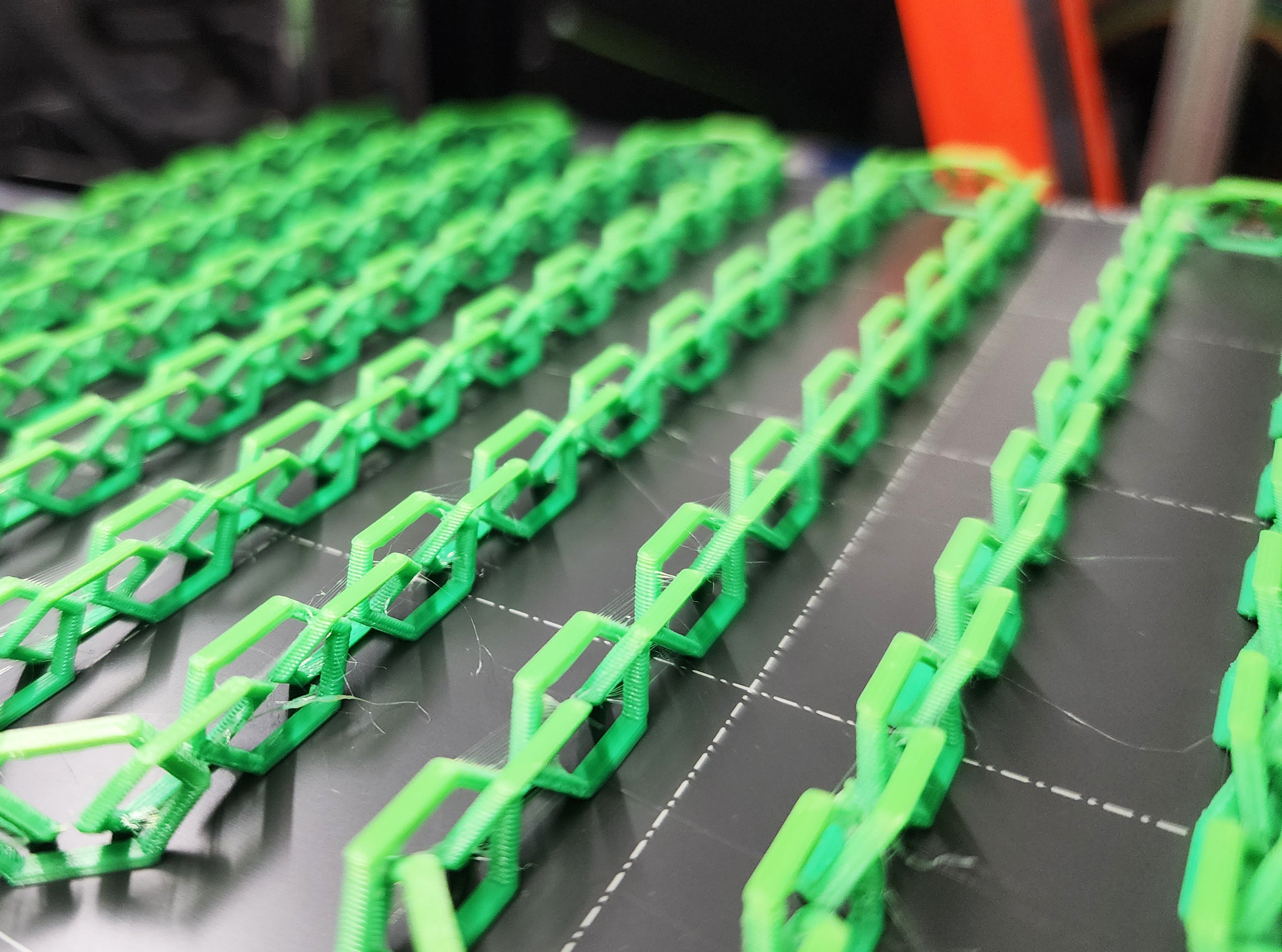236cm/7'9" Long Hex Chain for MINI - Print in place