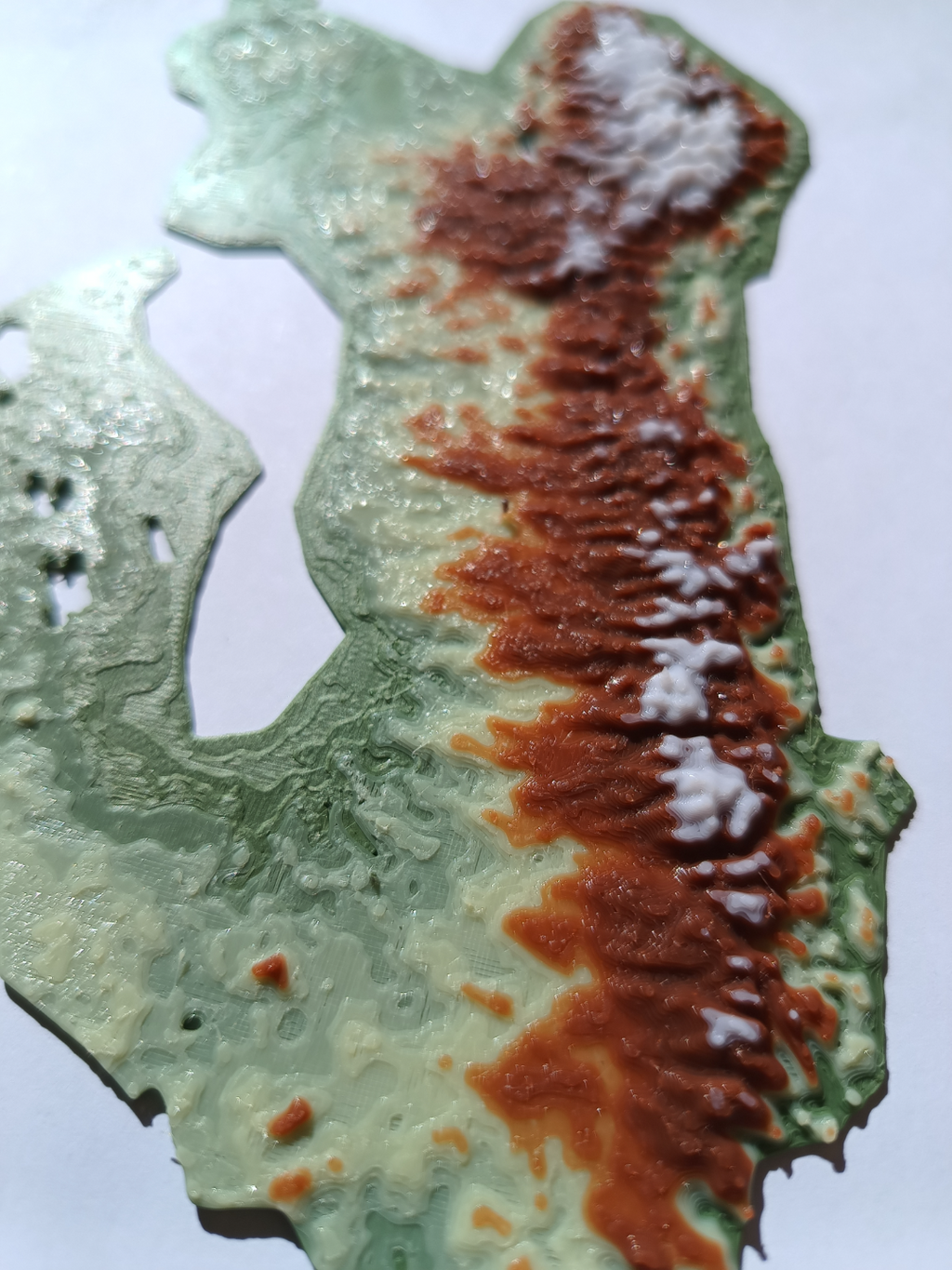 Terrain Map - Colored - Scandinavia - No AMS