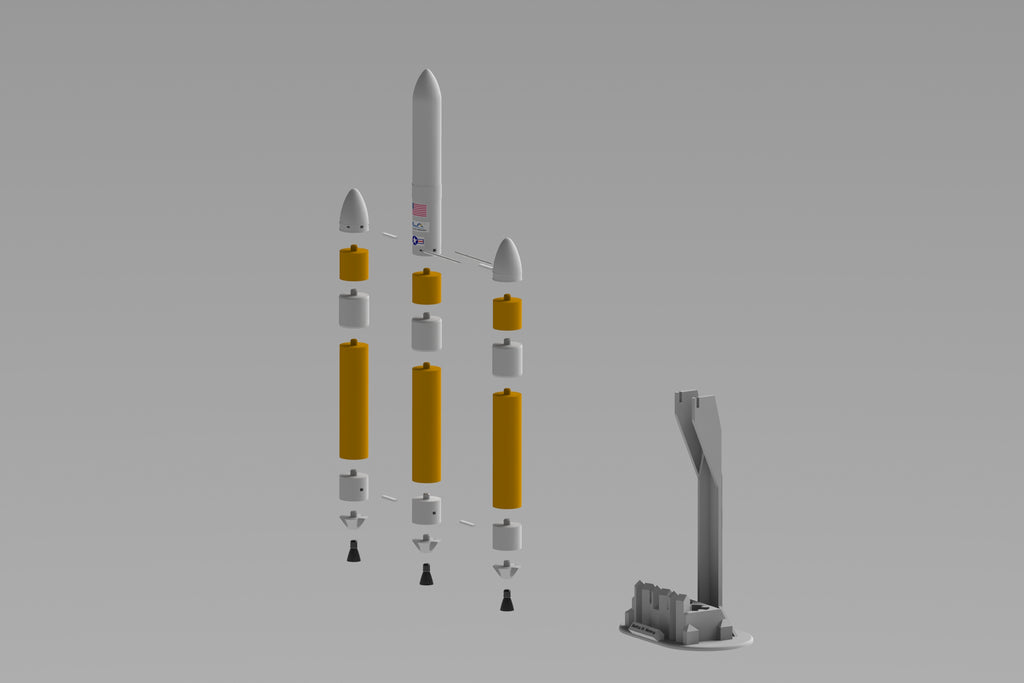 Delta IV Heavy – 1:207 Scale Model (ULA)