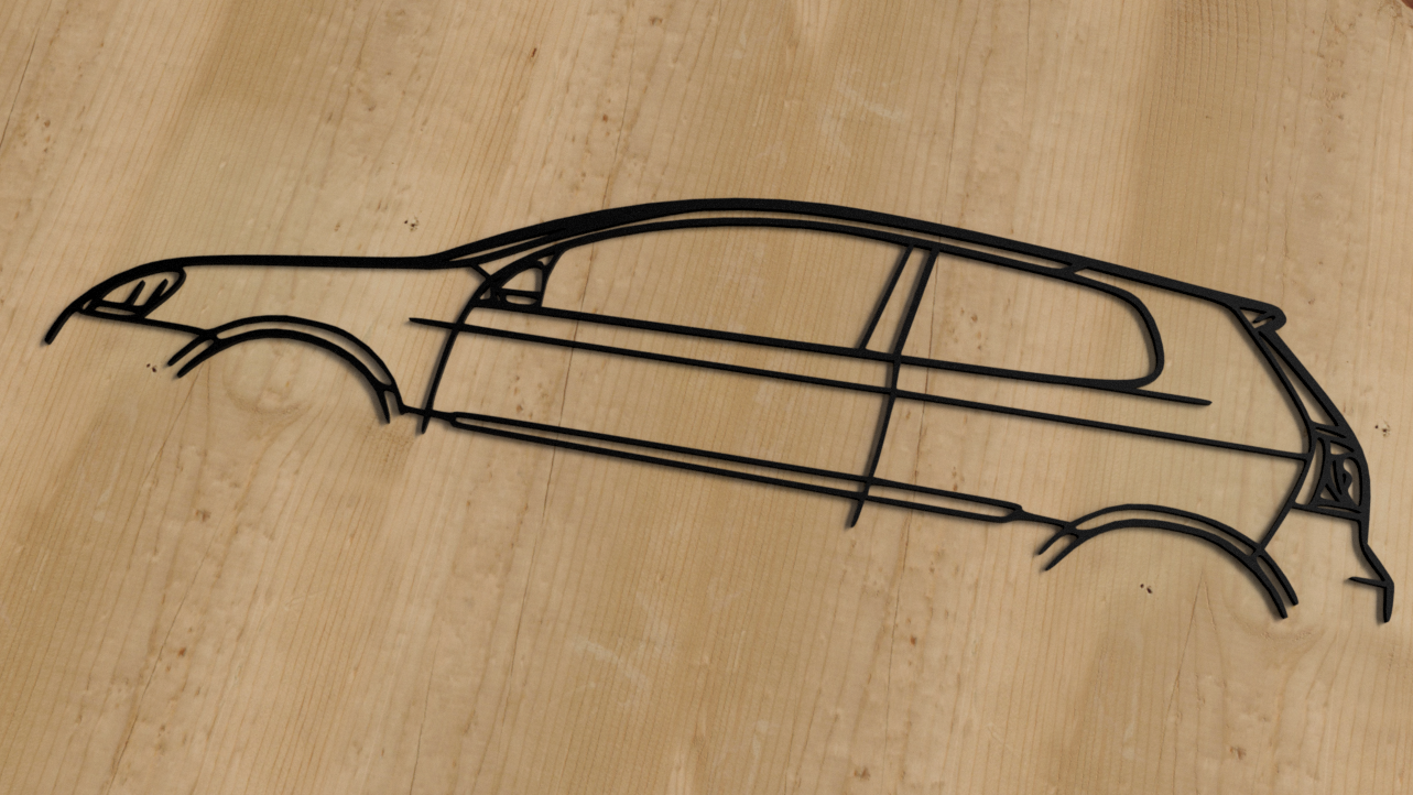 VW Golf Collection 2D Wall Art