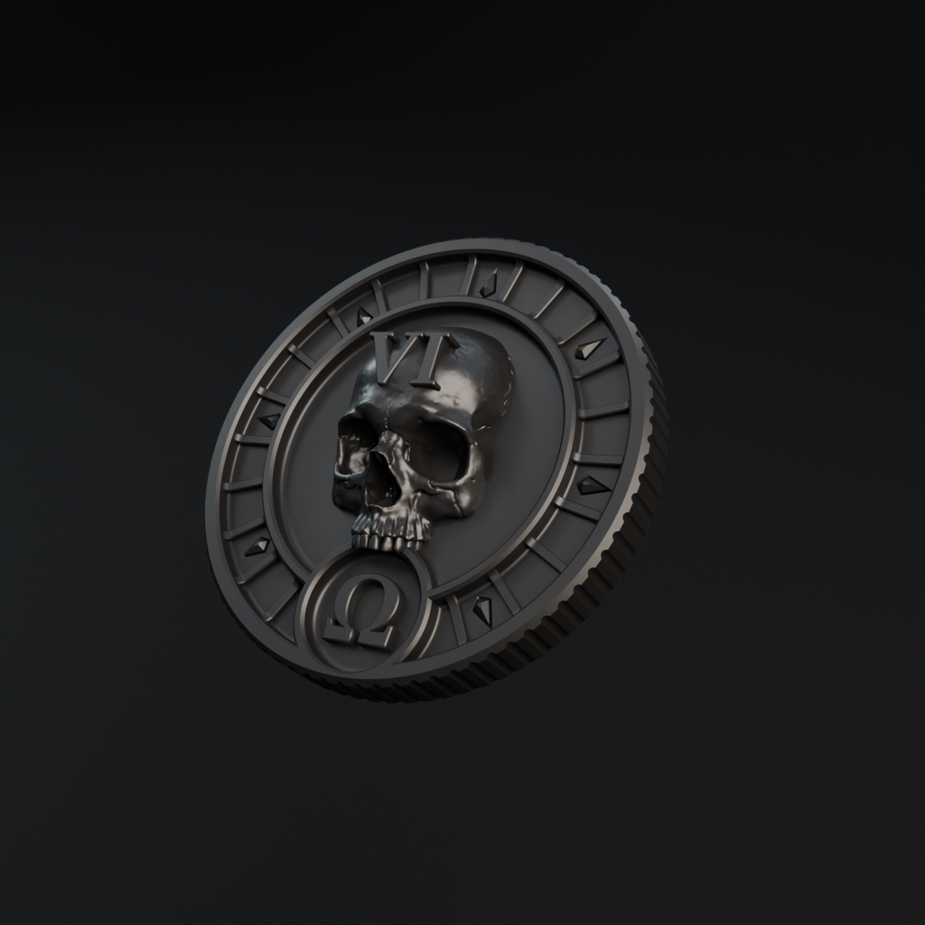 Skull token (40mm)