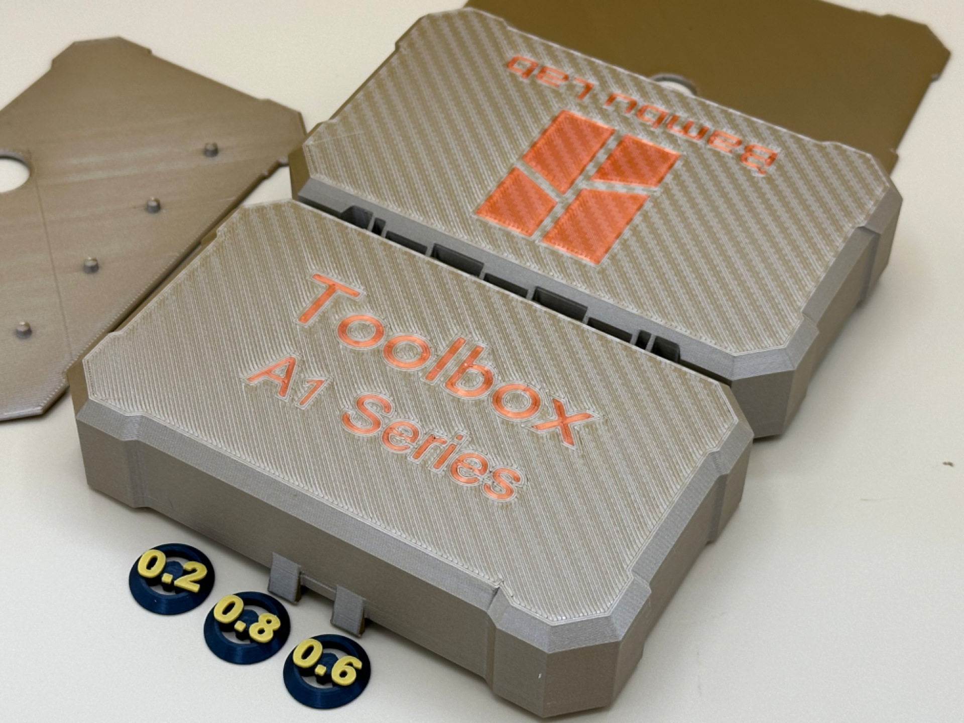 "Print-in-Place" Tool-Accessory Box for A1/2 Serie