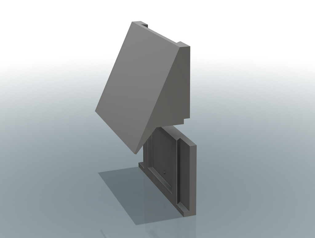 "Invisible" Tablet Wall Mount
