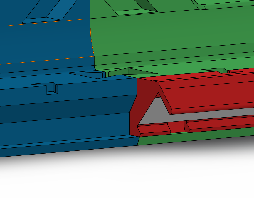 AMS RISER no supports - replacable LED channel