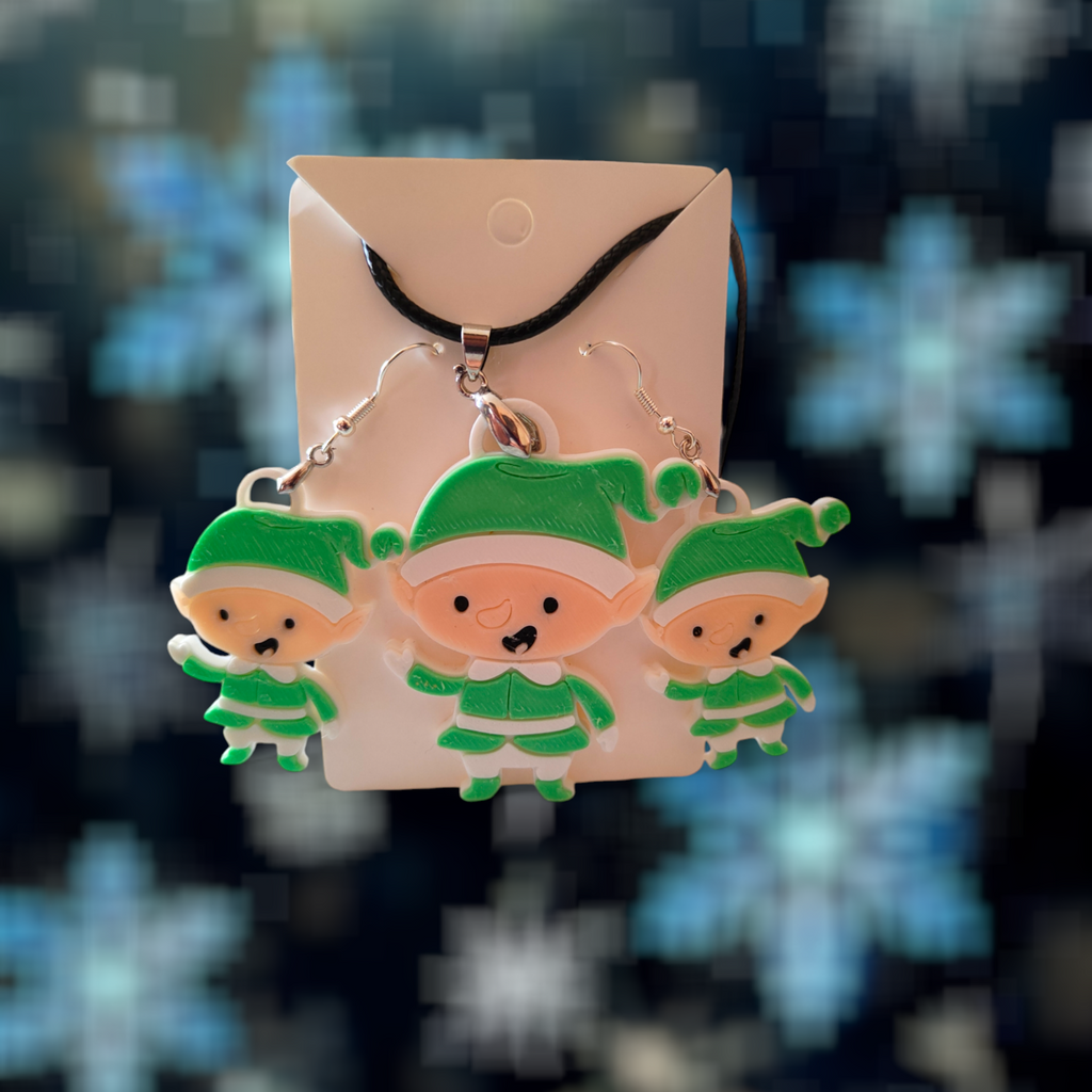 Cute Elf - Earrings and Necklace