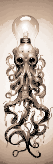 Unusual Mix - What if it took an Octopus to run a lightbulb?? - Set of 3 Bookmarks