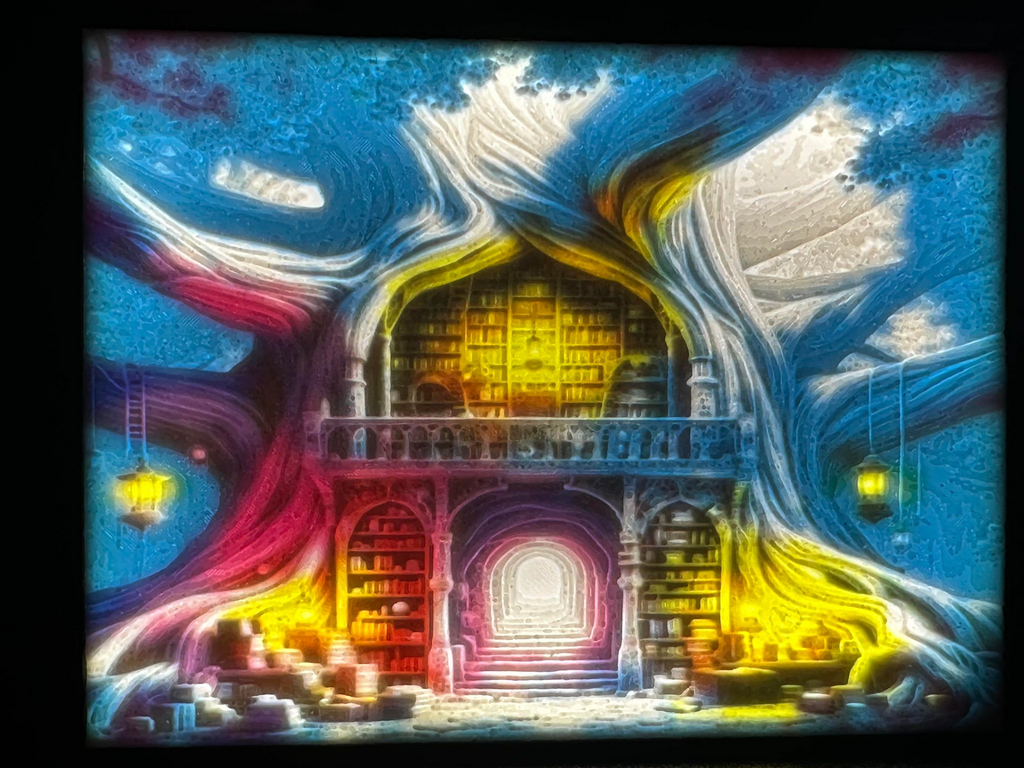 Mystical Library Lithophane