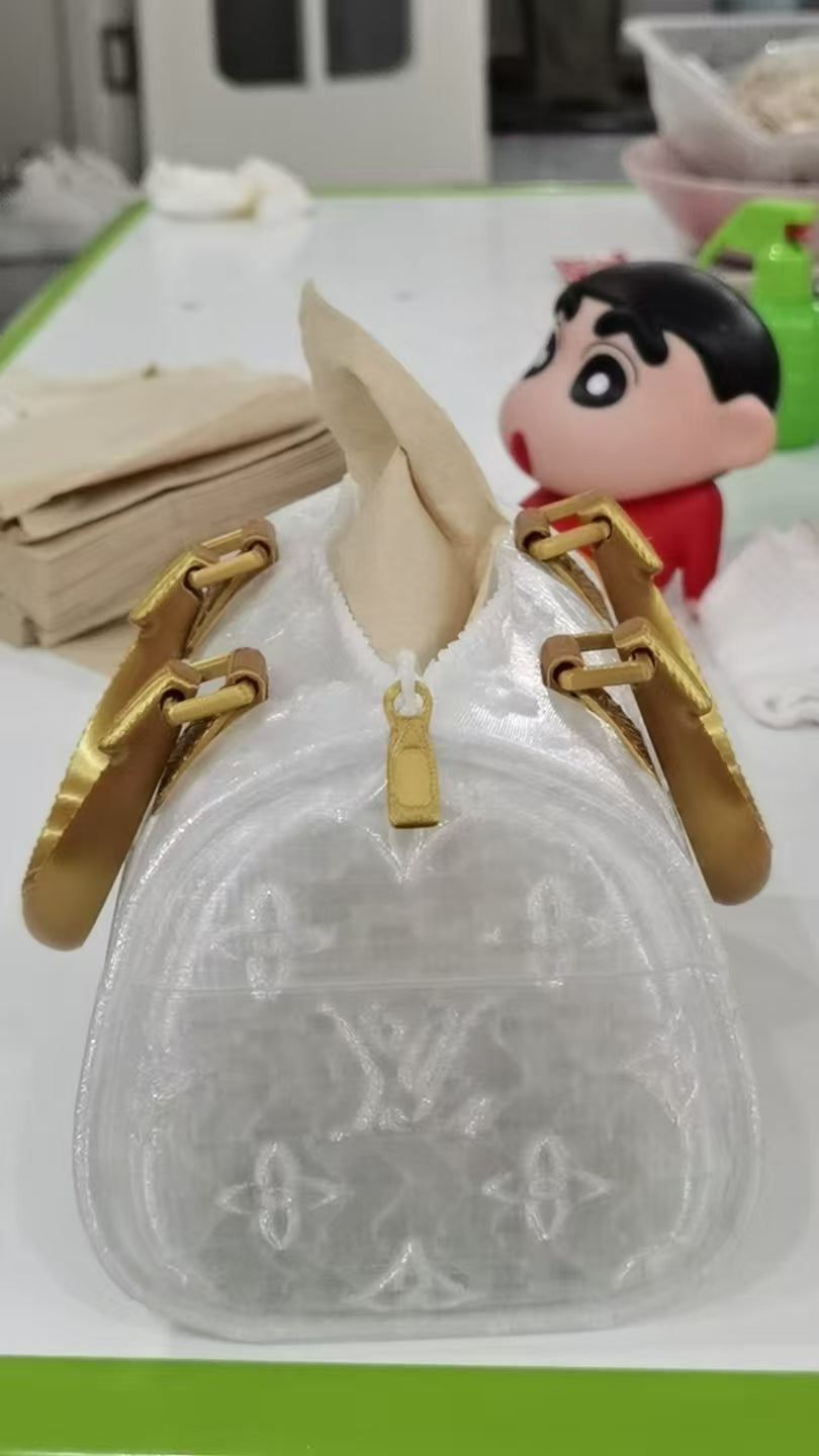 LV包 纸巾盒磁吸版 鸿原在线改款设计