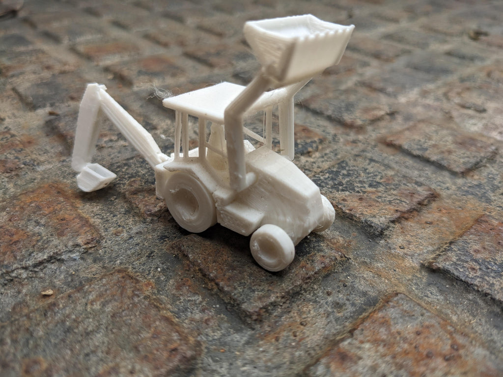 Backhoe Loader - Print In Place - Torture Test
