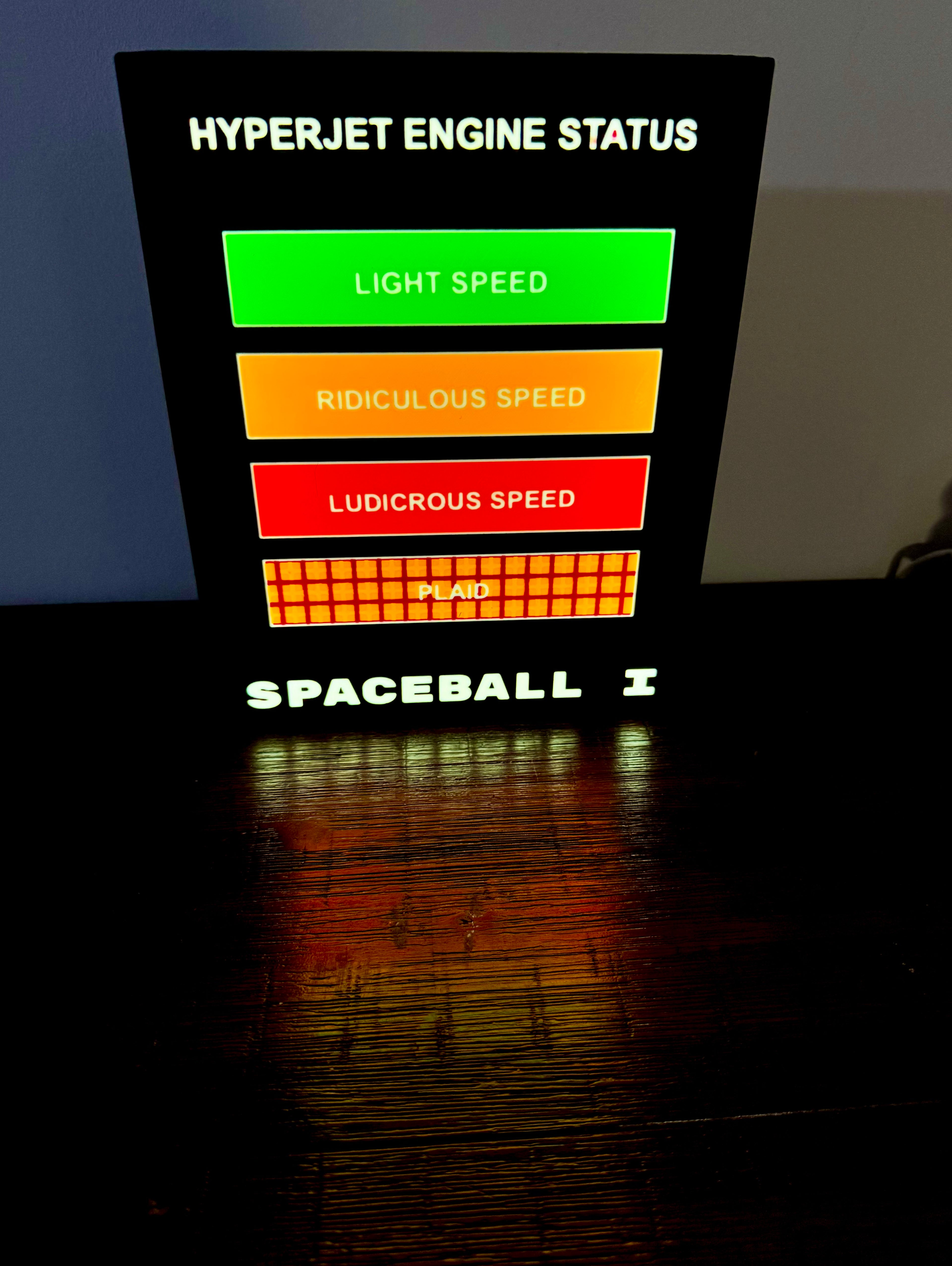 Spaceball One: Hyperjet - Ludicrous to Plaid