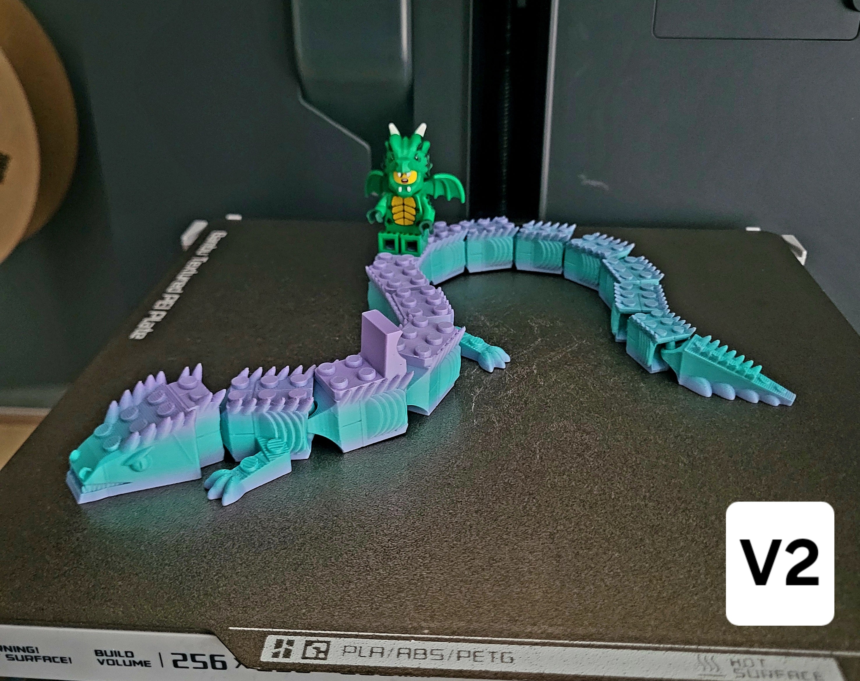 Dragon Rider for brick mini figure