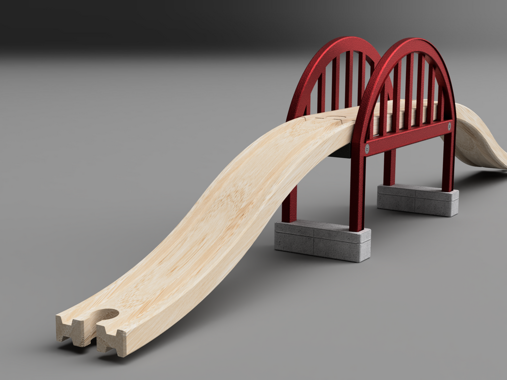 Railway bridge (wooden rails)