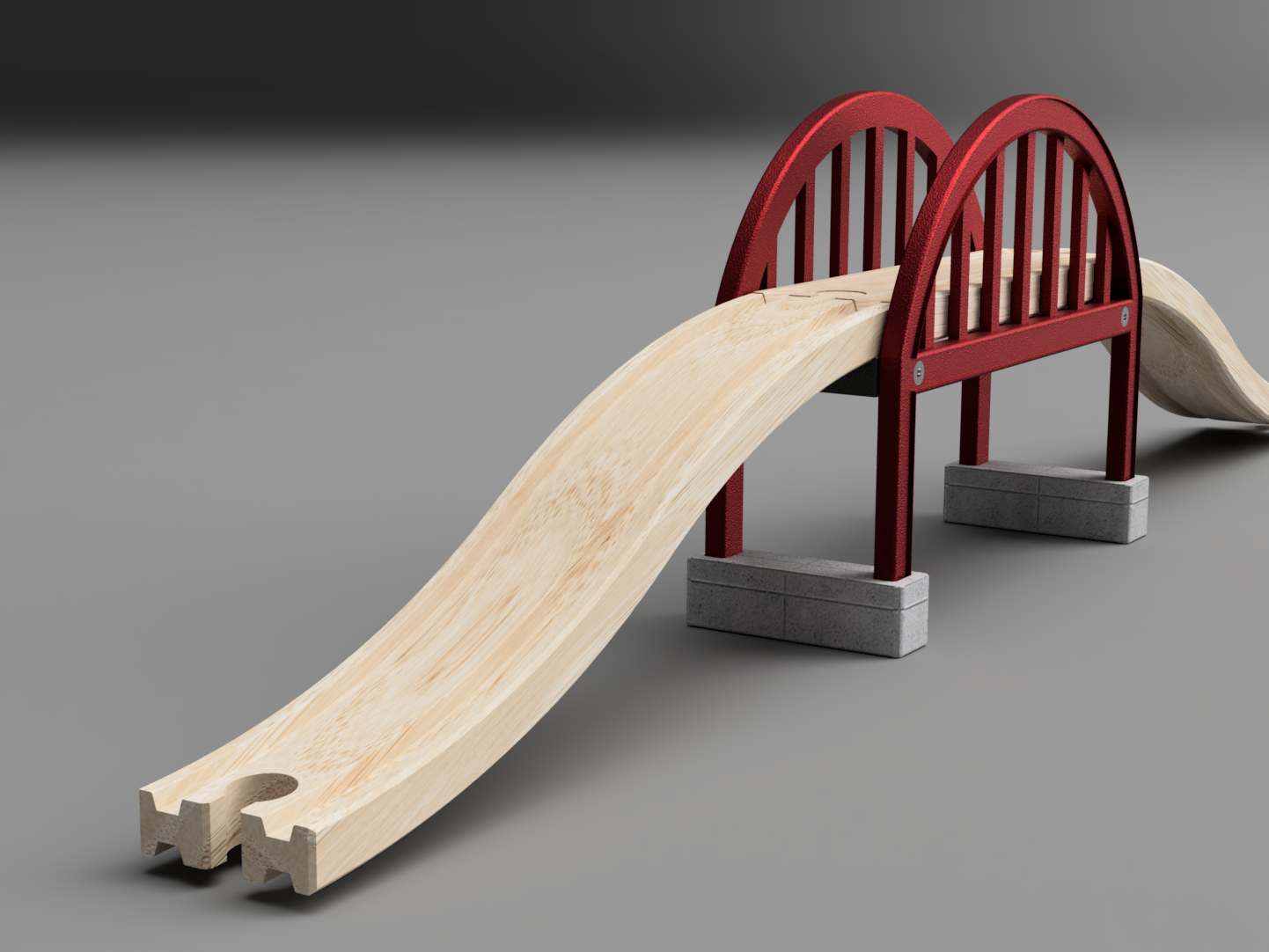 Railway bridge (wooden rails)