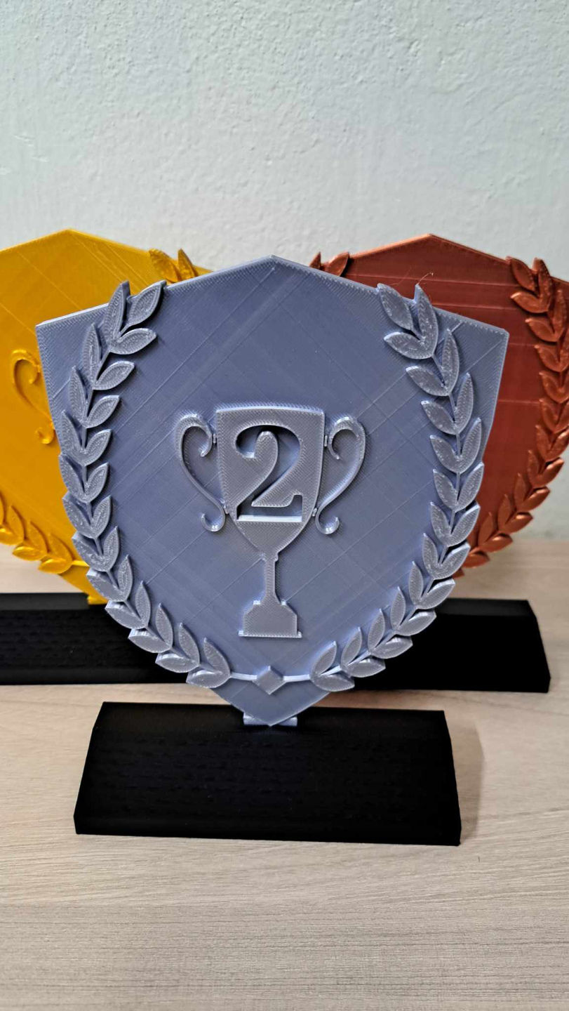 Trophy awards first second third place